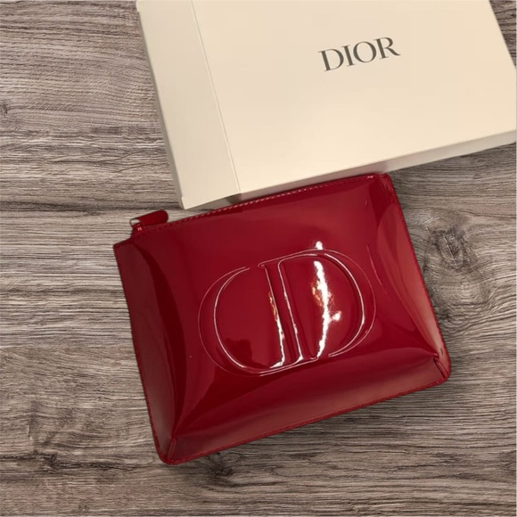 Dior Beauty Glossy Red Case - Picture 2 of 2